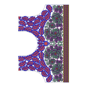 9890 Blouse Embroidery Design