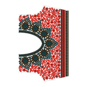 9891 Blouse Embroidery Design