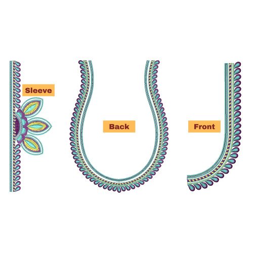 Machine Embroidery Designs For blouse Neck 26274