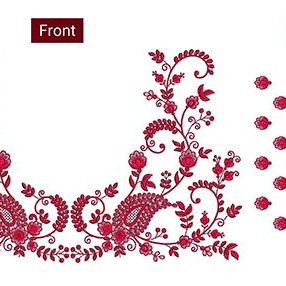 Beautiful Wedding Blouse Design For Embroidery