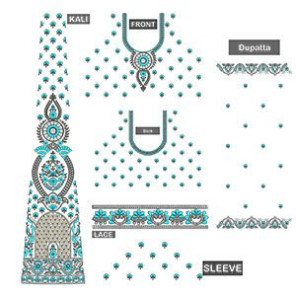 Embroidery Designs Lehenga Choli 24664