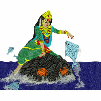 Ekvira Aai Embroidery For Blouse