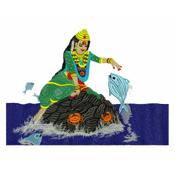 Ekvira Aai Embroidery For Blouse