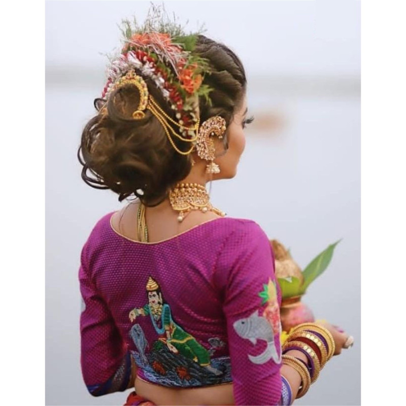 Ekvira Aai Embroidery For Blouse