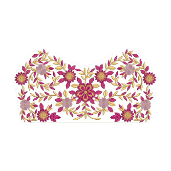 Embroidery Blouse For Plazzo Suits