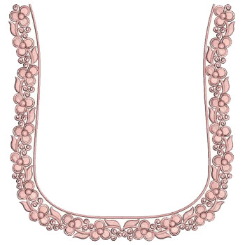 Floral Blouse Embroidery Design 26176