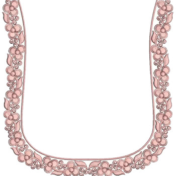 Floral Blouse Embroidery Design 26176