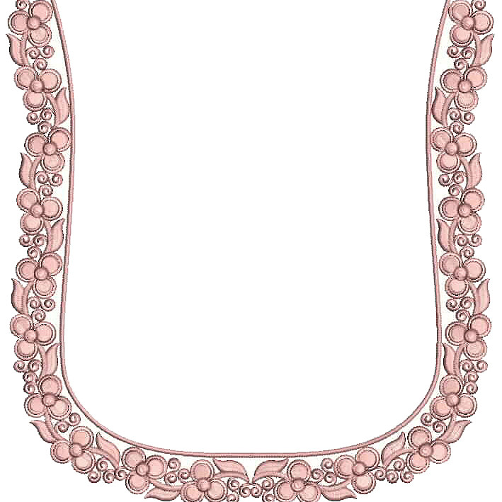 Floral Blouse Embroidery Design 26176