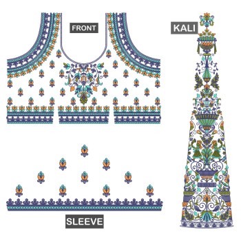 Net Lehengha Blouse Embroidery Design 24654