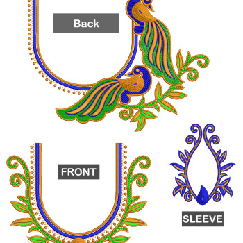 Ony DST New Blouse Embroidery Design 18258