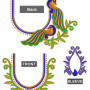 New Blouse Embroidery Design 18258