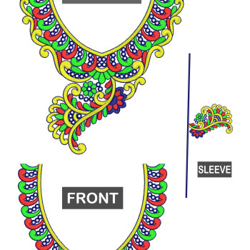 New Blouse Embroidery Design 18260