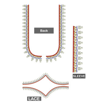 New Blouse Embroidery Design 18774