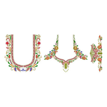 New Blouse Embroidery Design 19245