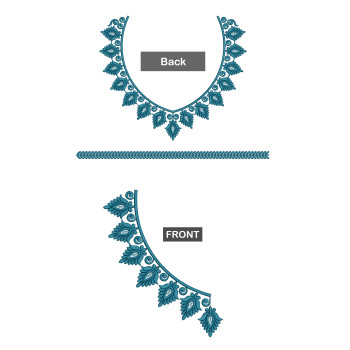 Only DST New Blouse Embroidery Design 26326