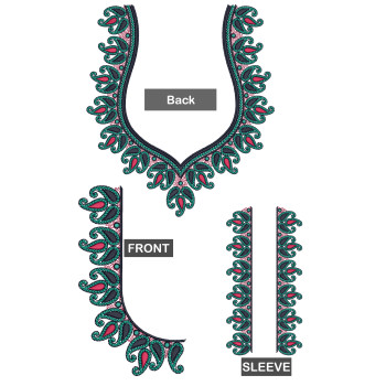 South Indian Blouse Embroidery Designs 21290