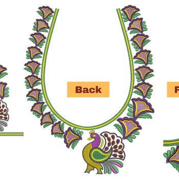Peacock Embroidery Designs For Blouse 26271