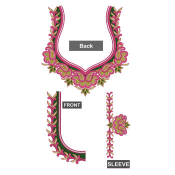 Only DST Stylish Saree Blouse Embroidery Design 21295