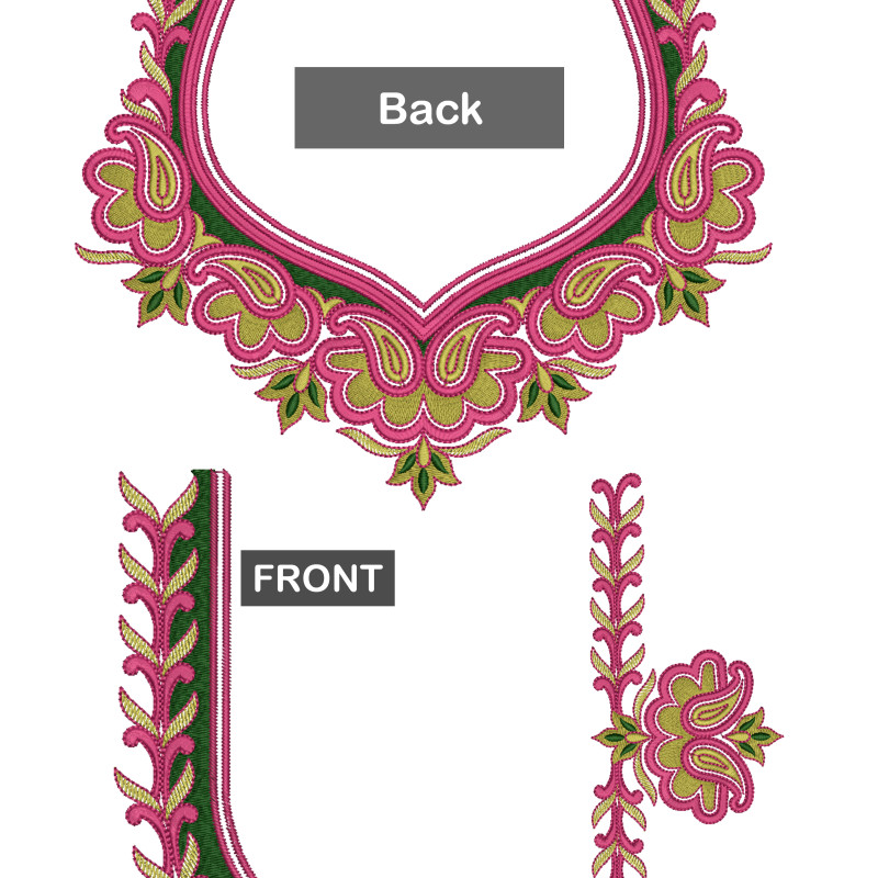 Stylish Saree Blouse Embroidery Design 21295