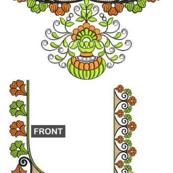 Stylist Saree Blouse Embroidery Design 26128