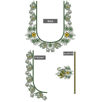 Only DST Trendy Blouse Embroidery Design 26318