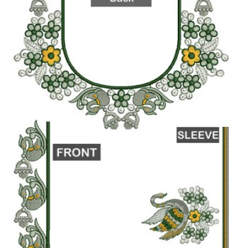 Only DST Trendy Blouse Embroidery Design 26318
