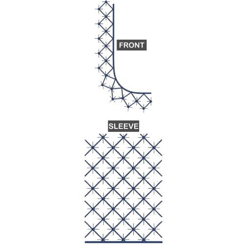 Trendy Blouse with sleeve Embroidery Design 26177