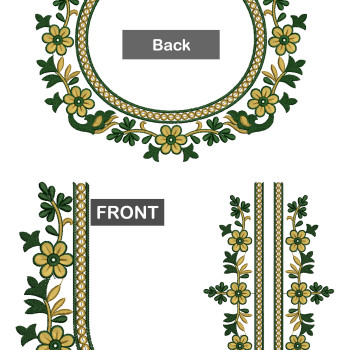 Only DST Trendy Silk Saree Blouse Embroidery Design 26324