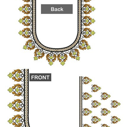 Only DST Tutorial Blouse Embroidery Designs 26314