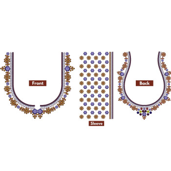 Blouse Back Embroidery Design 26368