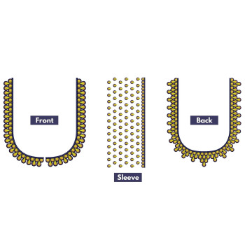 Blouse Neck Embroidery Design 26363