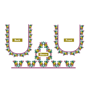 Embroidery Designs For Wedding Blouse 26362