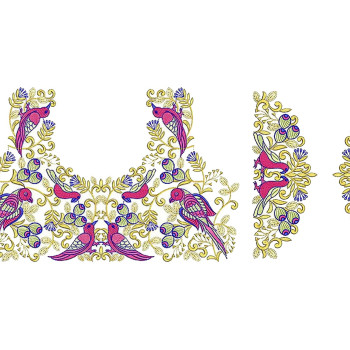 New Blouse Embroidery Design 18391