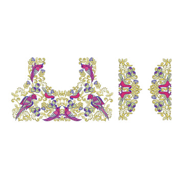 New Blouse Embroidery Design 18391