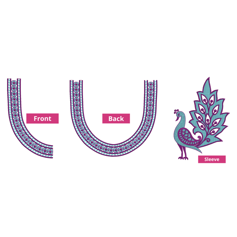 New Blouse Embroidery Design 26338