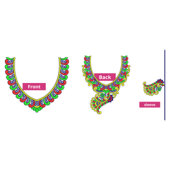 New Blouse Embroidery Design 26334