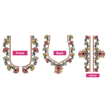 New Blouse Embroidery Design 26336