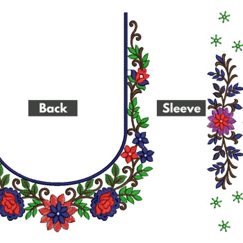 Rumba Woman Spanish Blouse Embroidery 26348