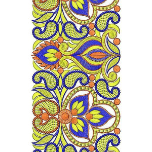 Machine Embroidery Designs Lace Border Brocade