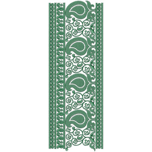 Lace Work Embroidery Design 10967