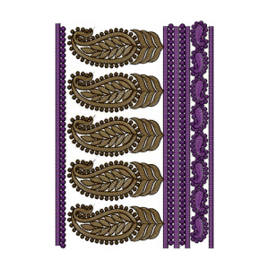 Lace Embroidery Design 12681