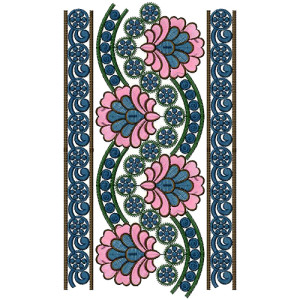 Lace Embroidery Design 12698