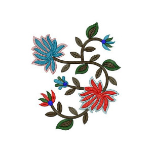 Lace Embroidery Design 12848