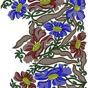 Lace Embroidery Design 12874