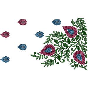 Lace Embroidery Design 13219