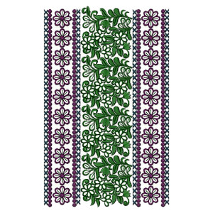 Traditional Saree Lace Border Embroidery Design 14423