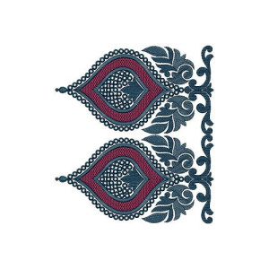 Lace Border Embroidery Design 14487