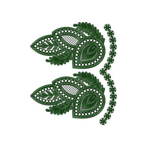 Awesome Knitting Embroidery Border Design 14488