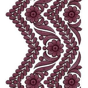Awesome Border Embroidery Design 14493