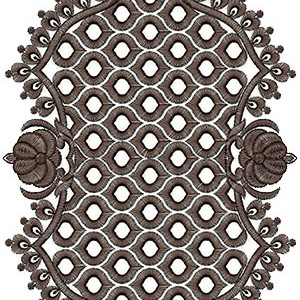 High Quality Fabric Border Design For Women Garment 14497